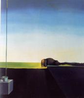 Dali, Salvador - The True Painting of The Isle of the Dead by Arnold Bocklin at the Hour of the Angelus